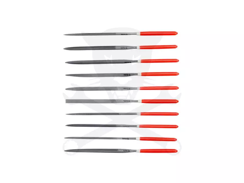 Tűreszelő készlet 10 részes 3x140 mm Yato