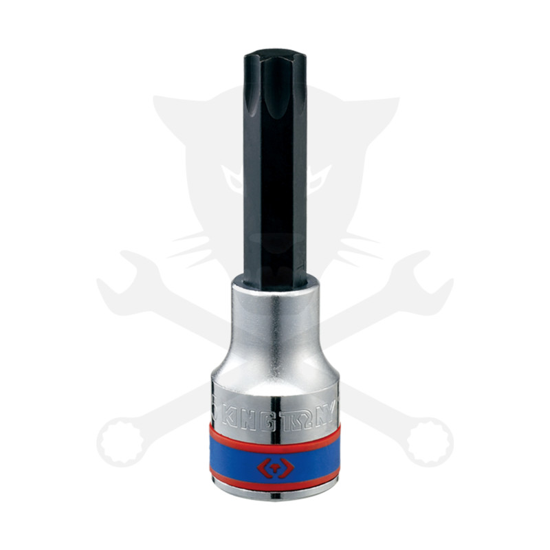 Rátűzőkulcs - crowa+bit 1/2" torx T50 hosszított King Tony