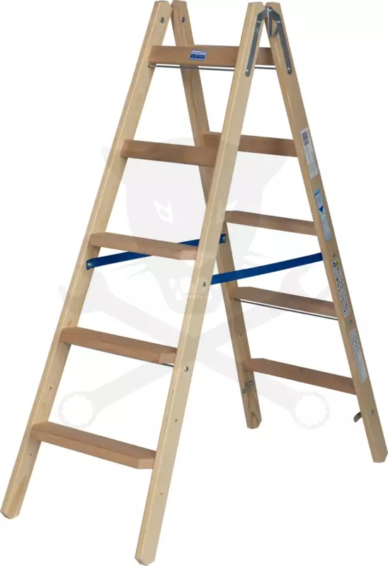 Fa lépcső és létrafokos állólétra 2x5 Fokos - STABILO-