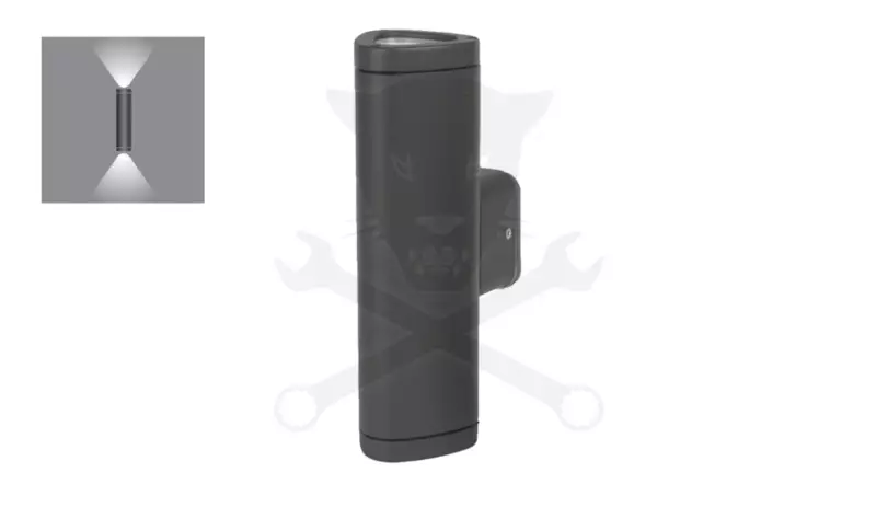 Lámpatest, kültéri fali LED 2x3 W 320 lm / 4300K - ELMARK
