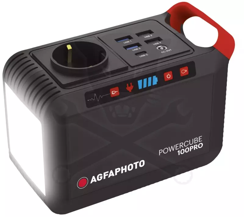 Elosztó, PowerCube 100 Pro 6 USB + 220V
