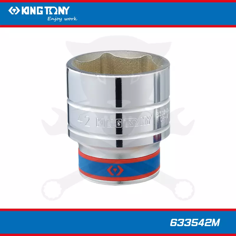 Dugókulcs - crowafej 3/4" 6 lap normál 42 mm KingTony