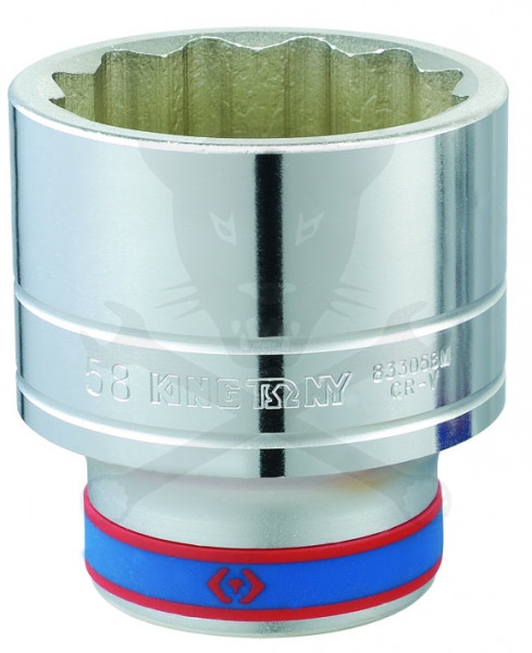 Dugókulcs - crowafej 1" 12 szög normál 65 mm