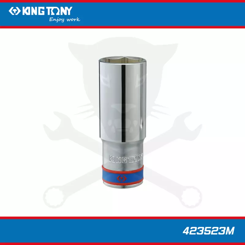 Dugókulcs - crowafej 1/2" 6 lap hosszú 23 mm KingTony