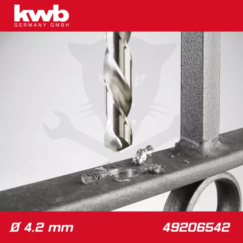 Csigafúró  4,2 mm HSS-G DIN 338 Silver Star, profi - KWB