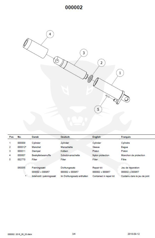 Emelő padló 1.4T krokodil - magasemelésű: 77 - 715 mm - Compac G2