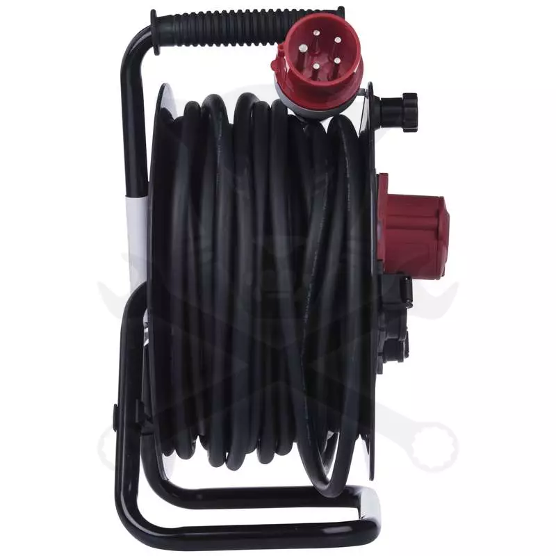 Kábeldob 25 m - IP44 gumi kábel 5 x 1.5 mm2 3 fázis