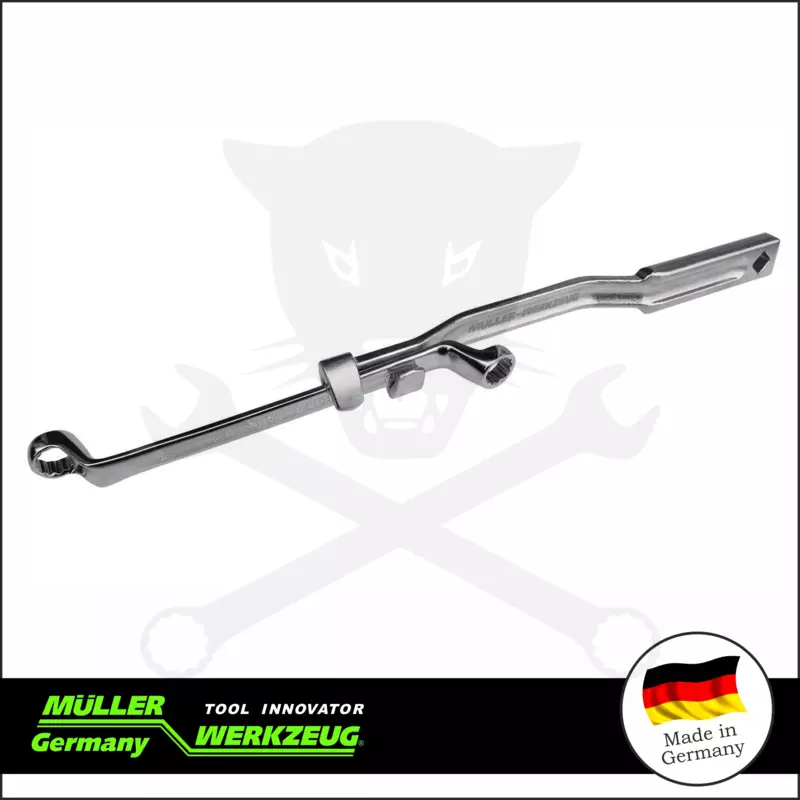 Csillag-villáskulcs HOSSZABBÍTÓ-SZÁR 1/2" - 340 mm - MÜLLER