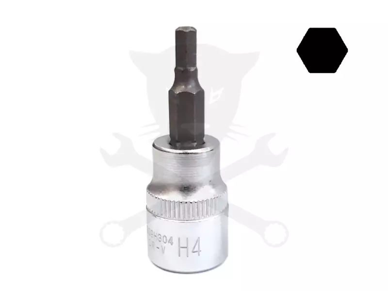 Rátűzőkulcs - crowa+bit 3/8" imbusz 04 mm