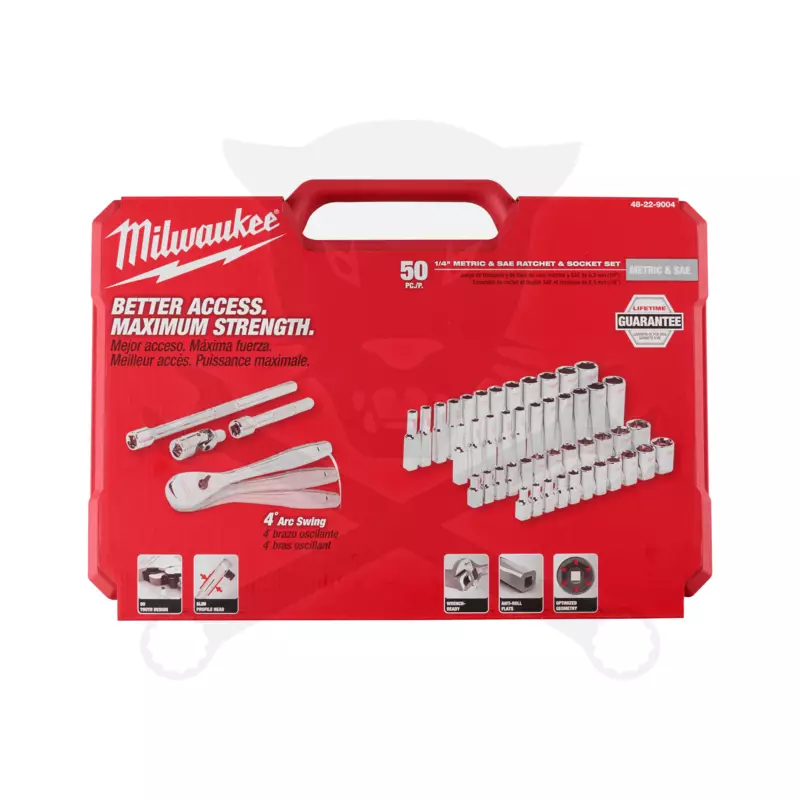 Dugókulcs készlet 1/4" 50 r. speciális FOUR-FLAT METR-COLOS - Milwau