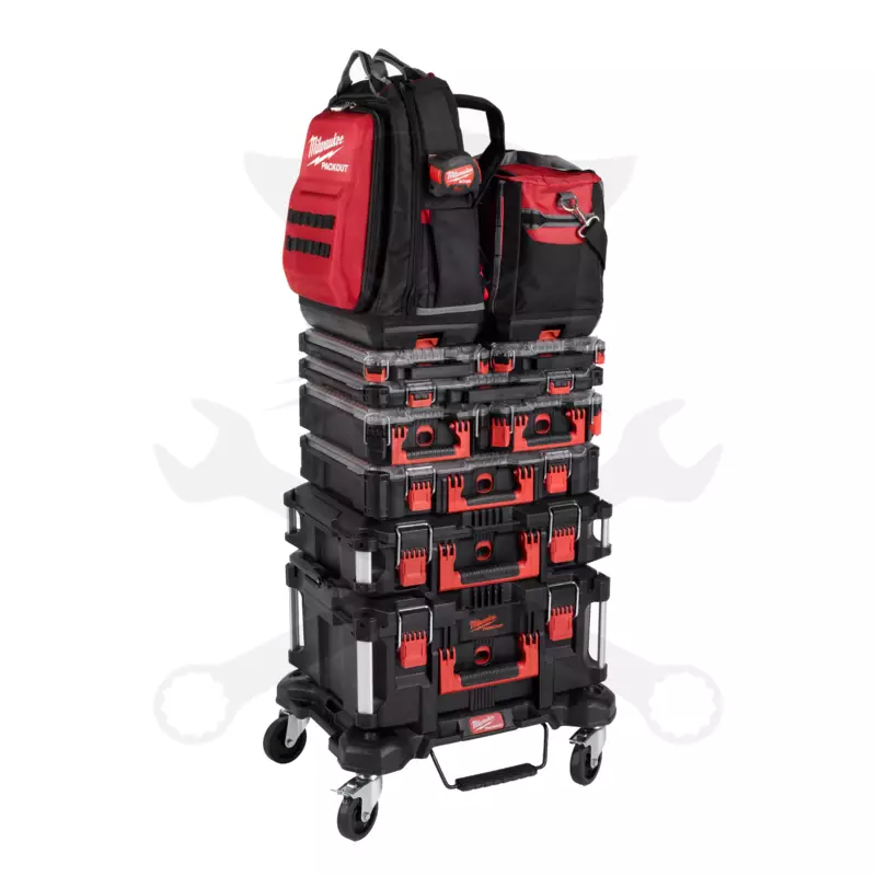 Packout - Lapos gurulós kocsi, 610x480x190 mm - 113 kg - Milwaukee