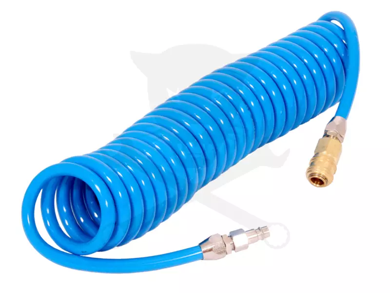 Levegőcső spirál 6 m kék - szerelt 12 mm x 8 mm