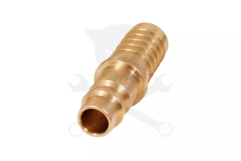 Levegős csatlakozó - gyorscsatlakozó apa - RÉZ - tömlővég 13 mm -OLASZ
