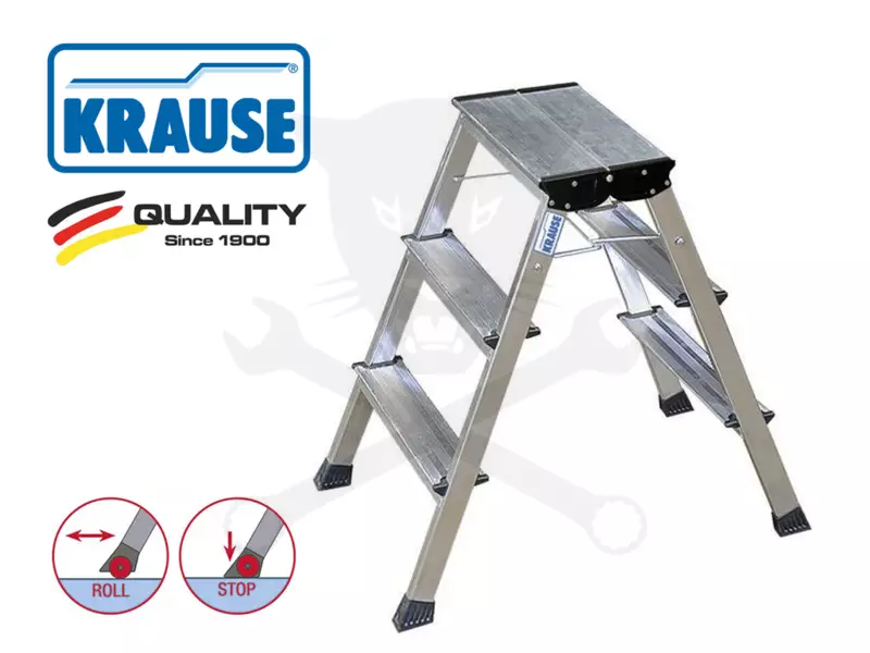 Rolly gurulós fellépő ALU, 2x3 fokos - MONTO-