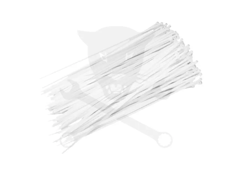 Kábelkötegelő 2,5x100 - Fehér - SMA