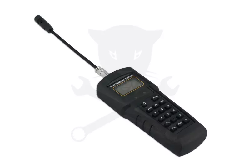 Ékszíjszerelő teszter fogazott V-alakú szíjakhoz 10-600 Hz - Laser