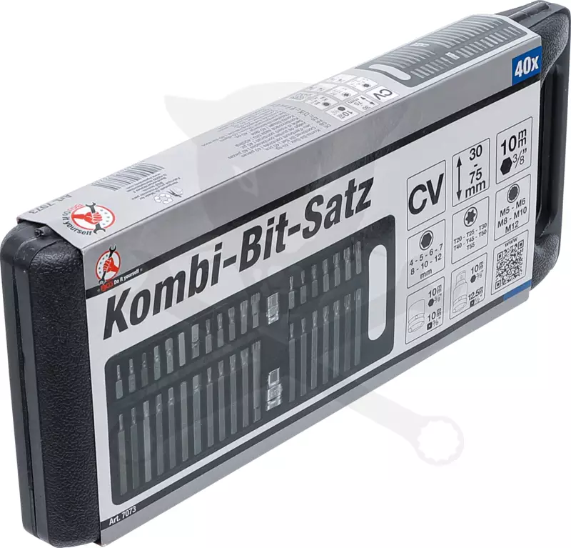 Torx-imb.-spline bit készlet 40 db-os klt - Kraftmann