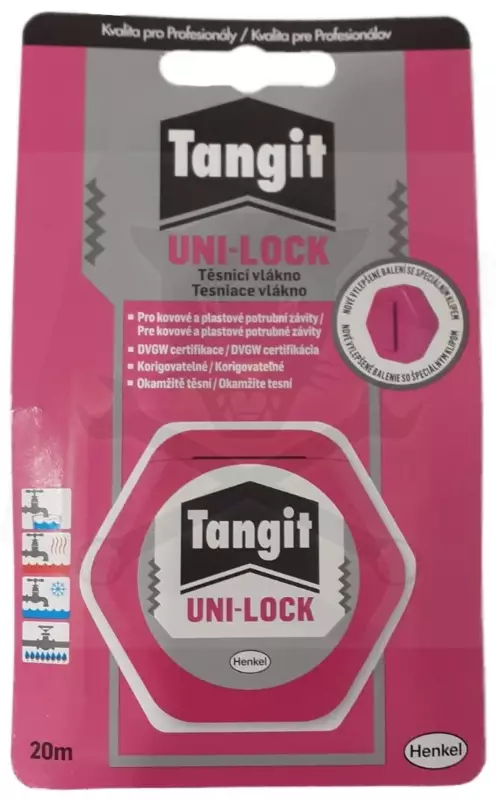 Csőmenettömítő zsinór - Tangit Unilock