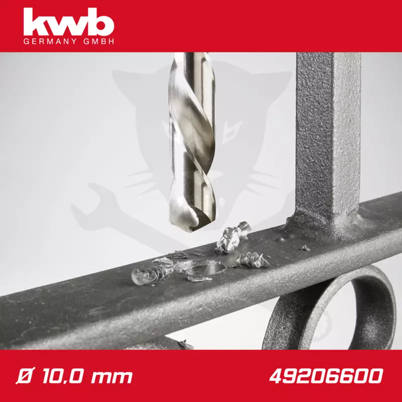 Csigafúró 10,0 mm HSS-G DIN 338 Silver Star, profi - KWB