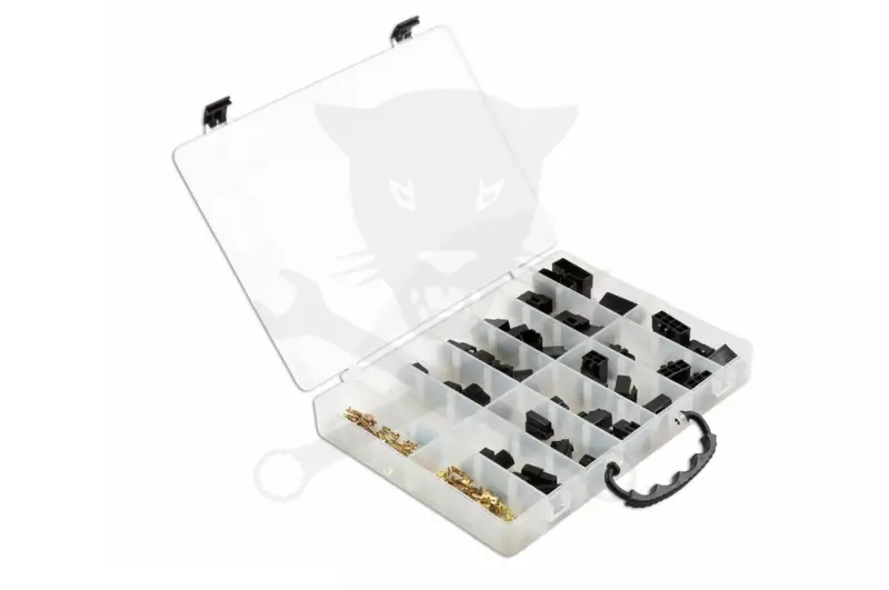 Kábelcsatlakozó készlet Typ 250-es elektromos csatlakozó 145 db-os -AT18