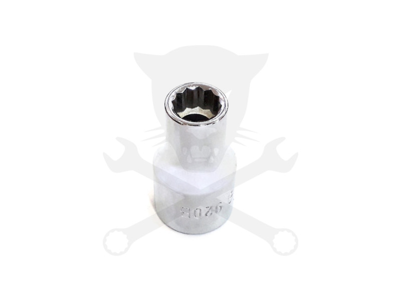 Dugókulcs - crowafej 1/2" 12 szög normál 12 mm
