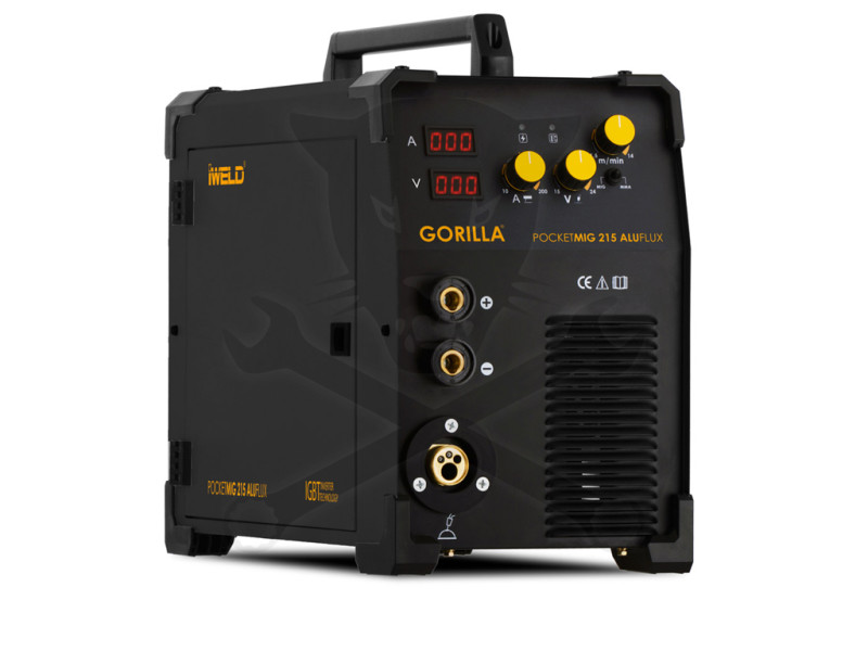 Hegesztő inverter Gorilla PocketMIG 215 XL Aluflux
