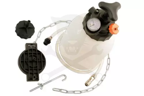 Féklégtelenítő kanna kézi pumpás + Univerzális és 44 mm-es EU Adapter