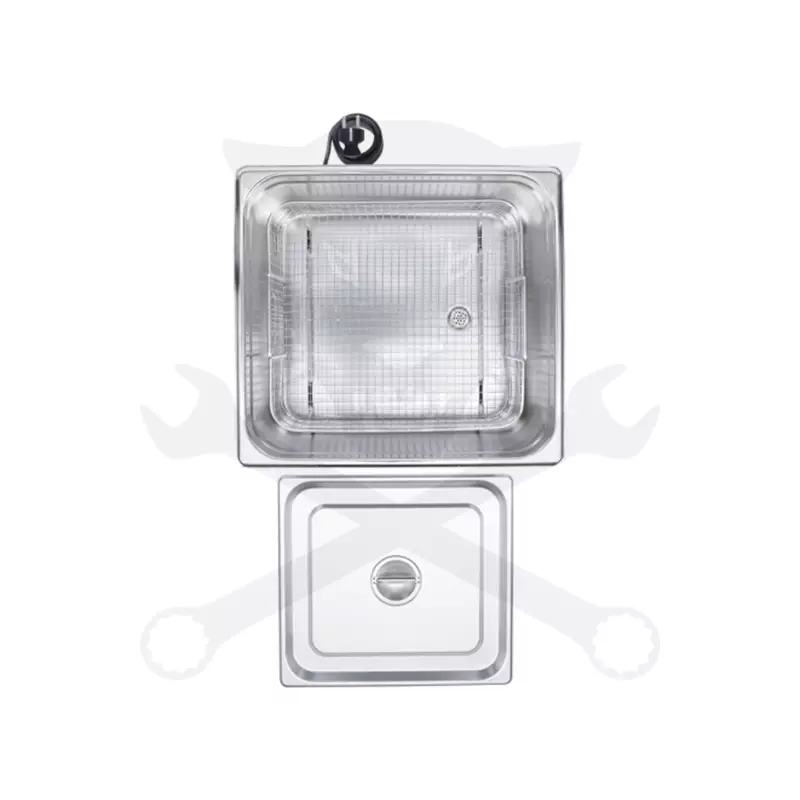 Ultrahangos tisztító berendezés 15 liter 360W + fűtés 400W - BGS