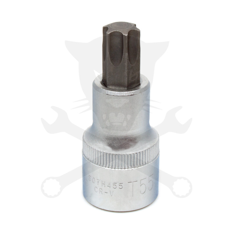 Rátűzőkulcs - crowa+bit 1/2" torx T55
