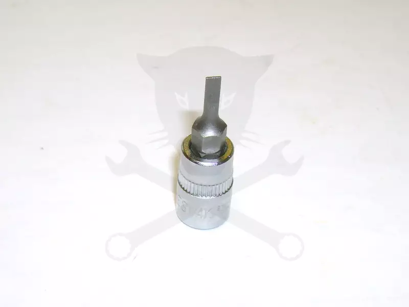 Rátűzőkulcs - crowa+bit 1/4" lapos 3 mm