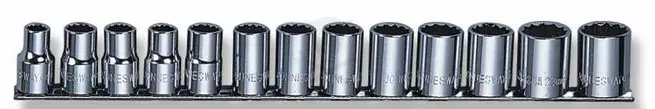 Dugókulcs - crowafej készlet 1/2" 12 sz. COLOS 13 db-os Jonnesway