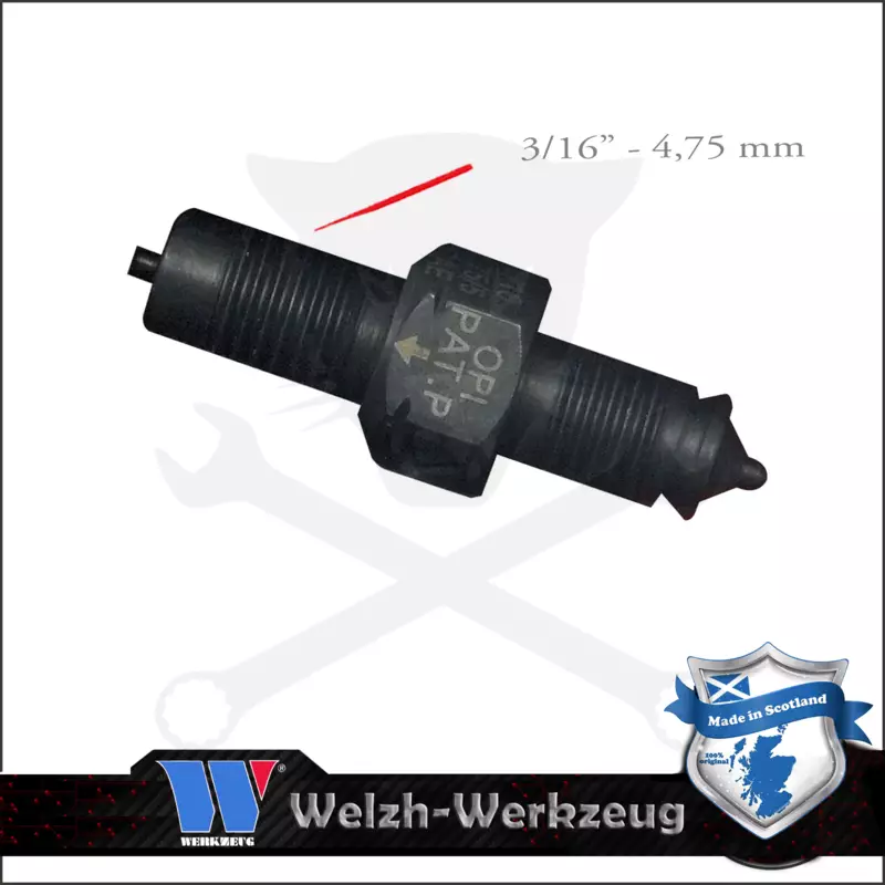 Fékcsőperemező felújító adapter 1210-WW készlethez - Welzh