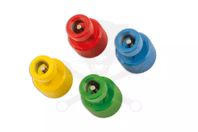 Szelep (TPMS) leengedő és TPMS szelep megjelölő 4 db-os készlet