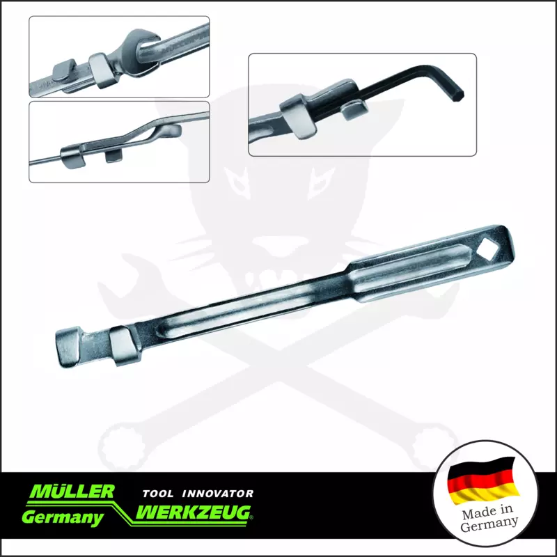 Csillag-villáskulcs HOSSZABBÍTÓ-SZÁR 3/4" - 580 mm - MÜLLER