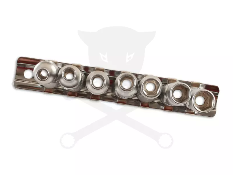 Dugókulcs - crowafej készlet 1/4" 6 lapú CSUKLÓS 7 db-os 5-10 mm -TS20