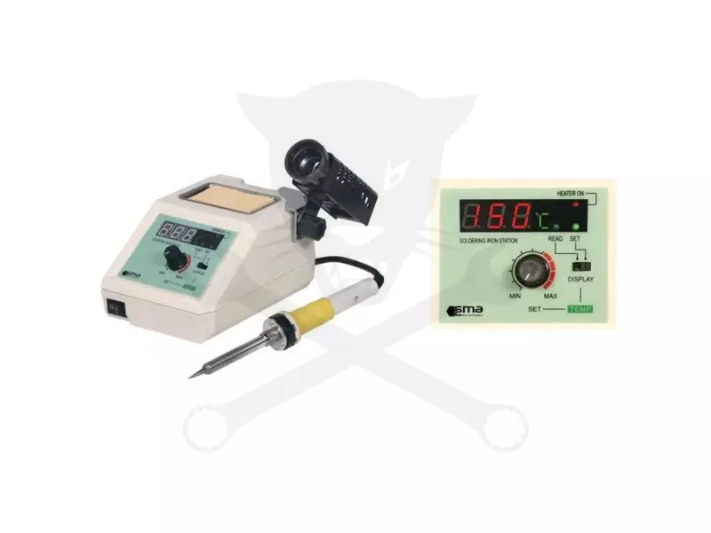 Forrasztópáka állomás 48 W 230 V-os LCD kijelző