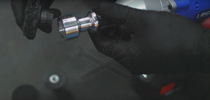 Légkulcs adapter készlet Csiszoló fejekkel kompletten 4 db-os  - Laser