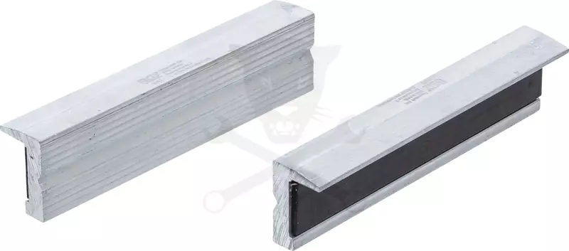 Satuhoz lágy-pofa 125 mm-es betét nélkül 2 db-os - mágneses kivitel BGS