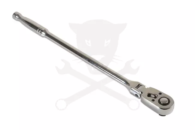 Crowa racsnis kulcs 1/2" 48 fog csuklós fejű - 430 mm hosszú - Laser