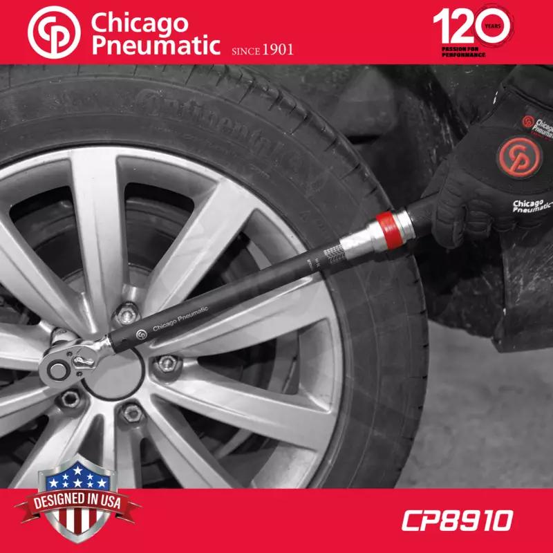 Nyomatékkulcs 020-100 Nm 3/8" - kalibrálva - Chicago (CP8910)