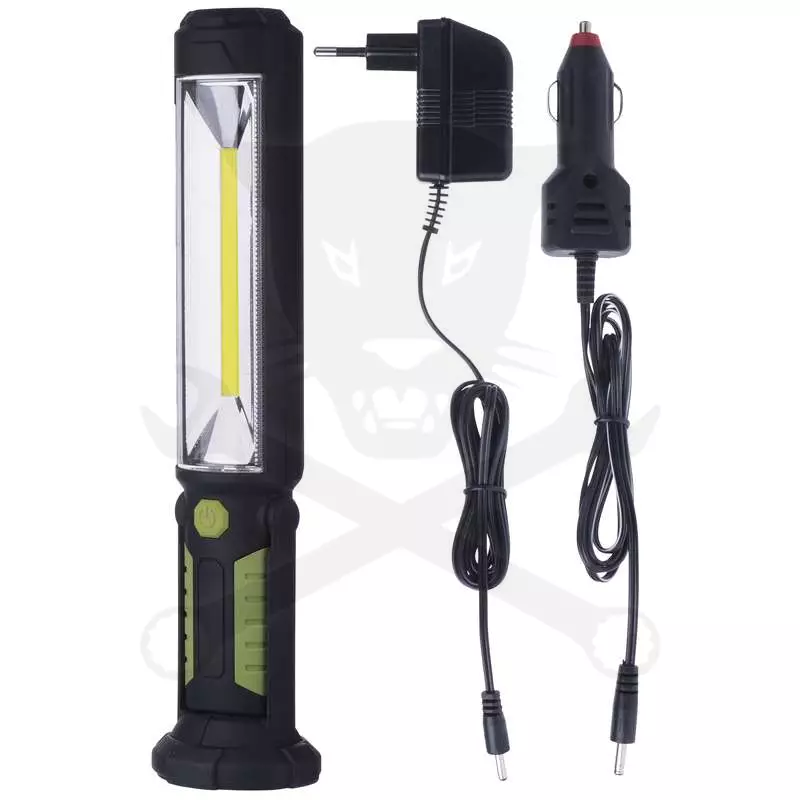 Szerelőlámpa LED 5W COB Led +5 LED mágneses, többfunkciós