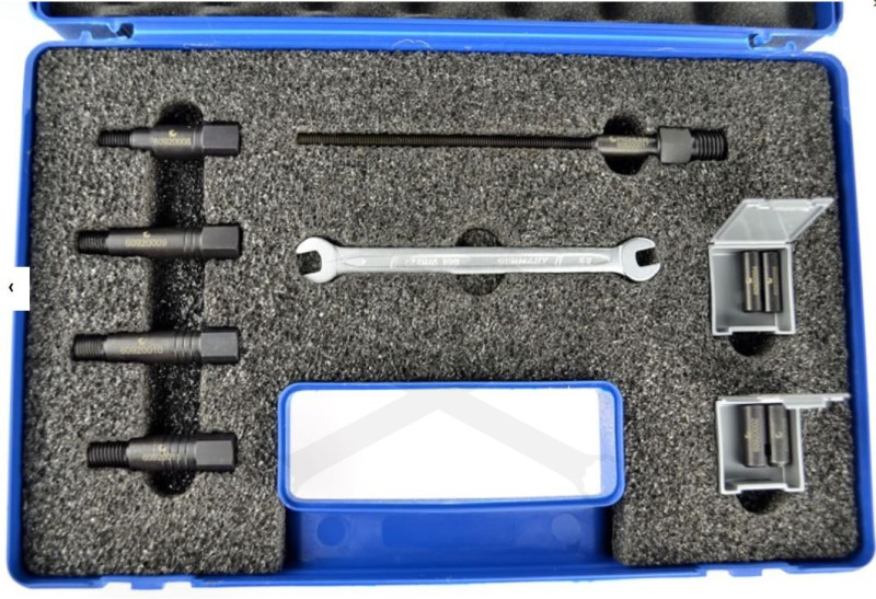 Kompressziómérő diesel Full-Univerzális izzítógyertya-adapter készlet