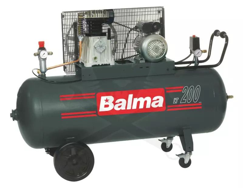 Kompresszor, dugattyús 200L 3 KW 11 bar 400V BALMA (NS31S/200CT4)