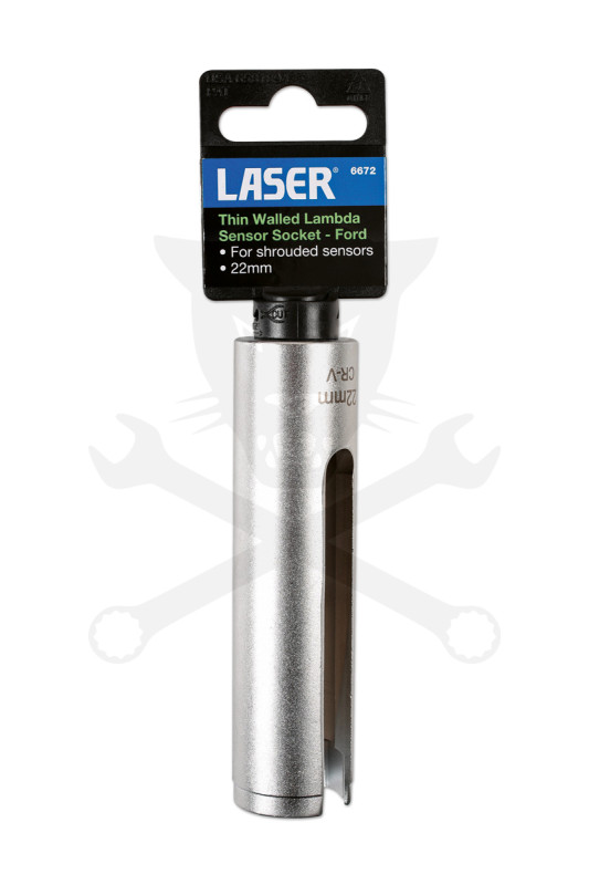 Lambdaszonda kiszerelő 22 mm egyenes 1/2" vékonyfalú - FORD Fiesta