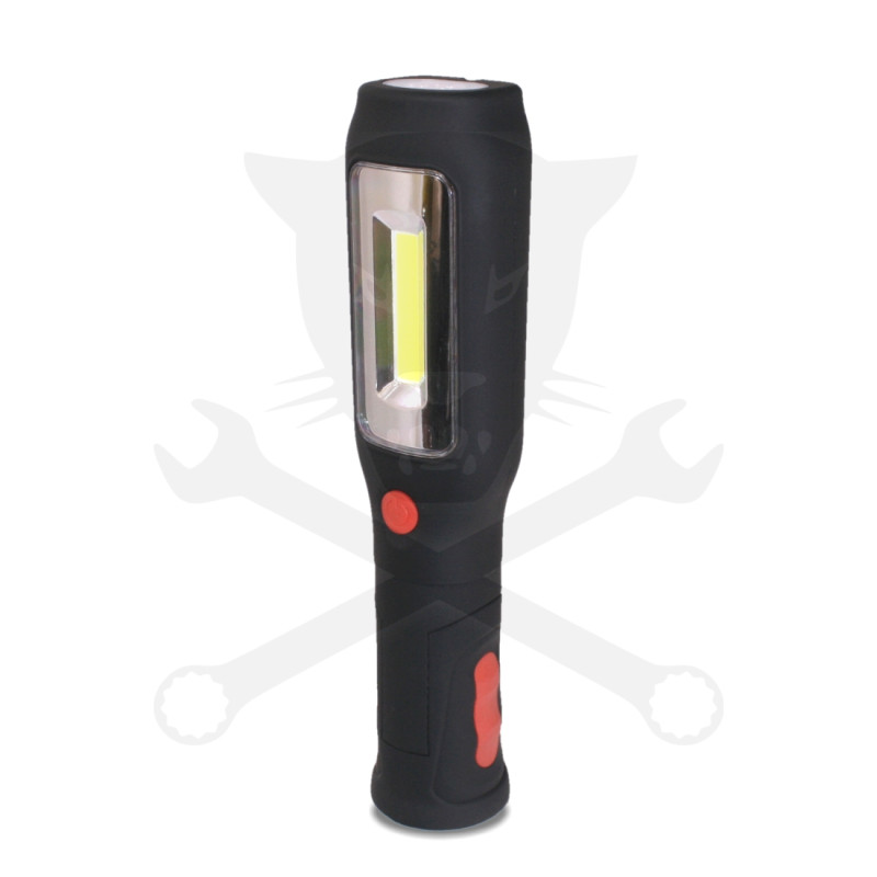 Szerelőlámpa LED 01 COB ledes + 1 LED elülső, profi