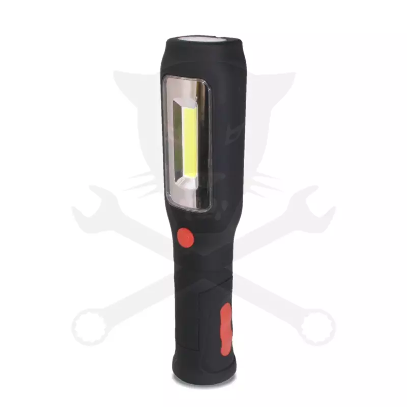 Szerelőlámpa LED 01 COB ledes + 1 LED elülső, profi