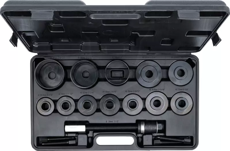 Kerékcsapágy szerelő készlet 21 db-os 55,5 - 84 mm - BGS
