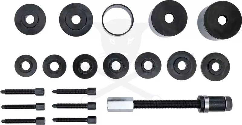 Kerékcsapágy szerelő készlet 21 db-os 55,5 - 84 mm - BGS