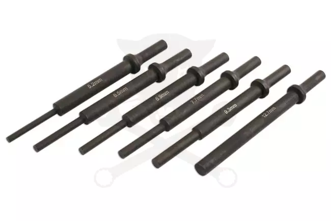 Vibro kalapácshoz kiütő készlet extra hosszú 6 db-os