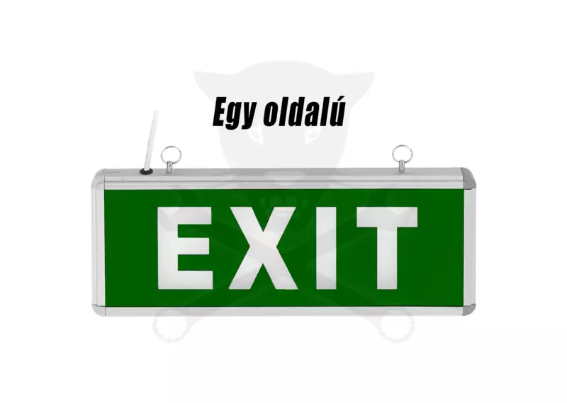 Lámpatest, vészvilágító LED 3 W egyoldalas "Exit" ELMARK